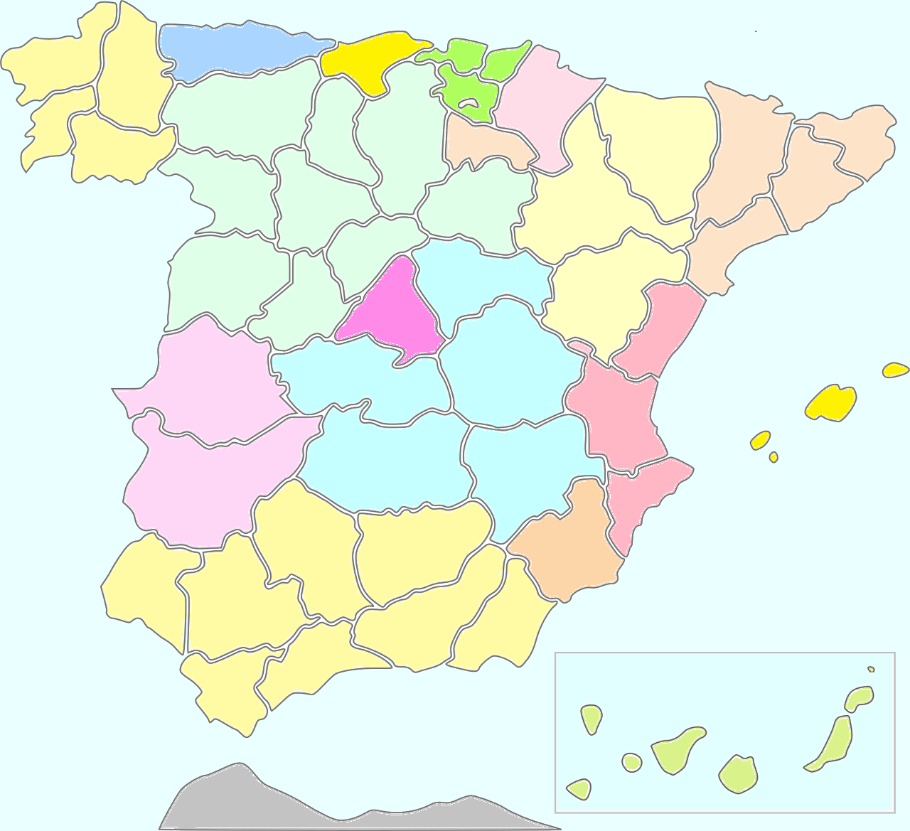 MAPA-ESPANA-PROVINCIAS